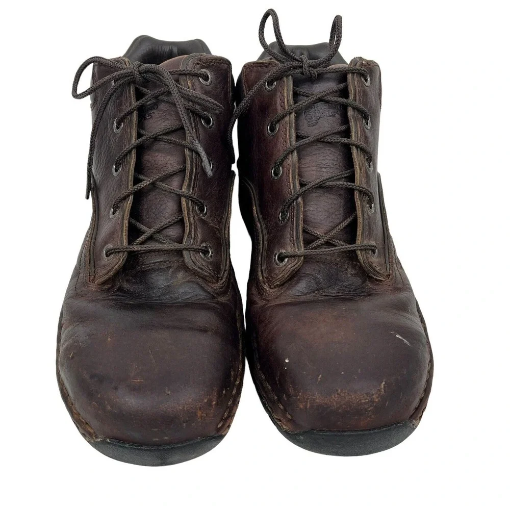 Red Wing Size 8.5 D 6707 Men's Steel Toe Work Boots Leather Brown Lace Up WEAR